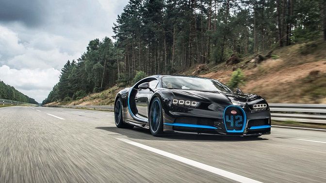 Bugatti Chiron - bate recorde mundial de aceleração.